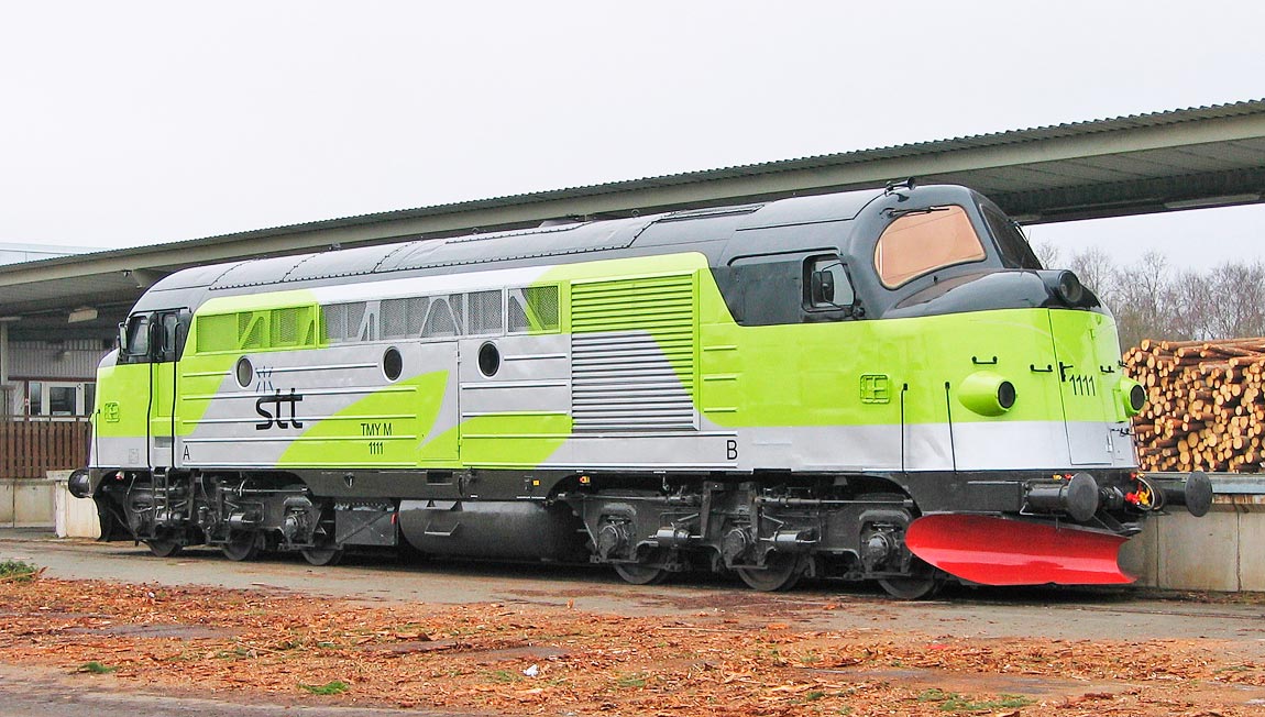 Bild: Svensk Tågteknik TMY 1111 i Nässjö 2005