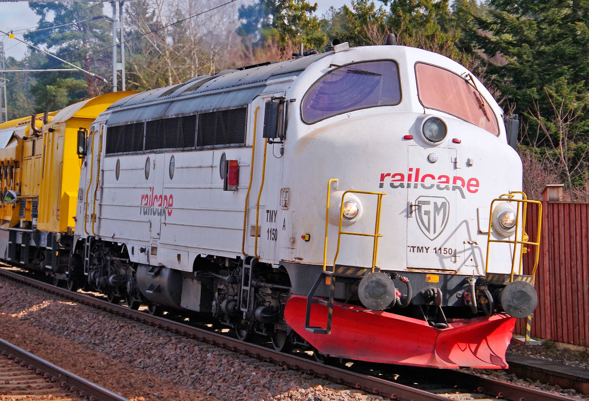 Bild: Railcare TMY 1150 i Kungsängen 2017
