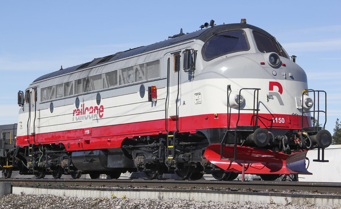 Bild: Railcare TMY 1150 i Pitkäjärvi 2021
