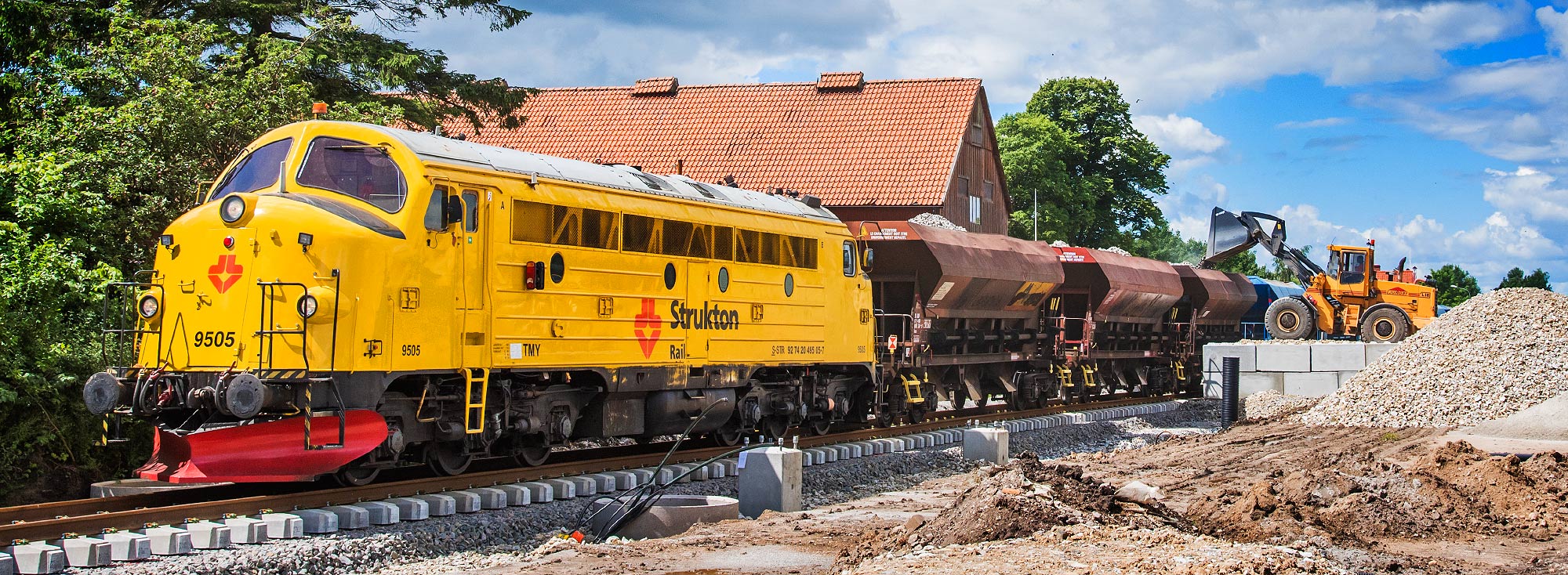 Makadamlastning i Marieholm i Skåne 2016 Makadamlastning i Marieholm i Skåne 2016