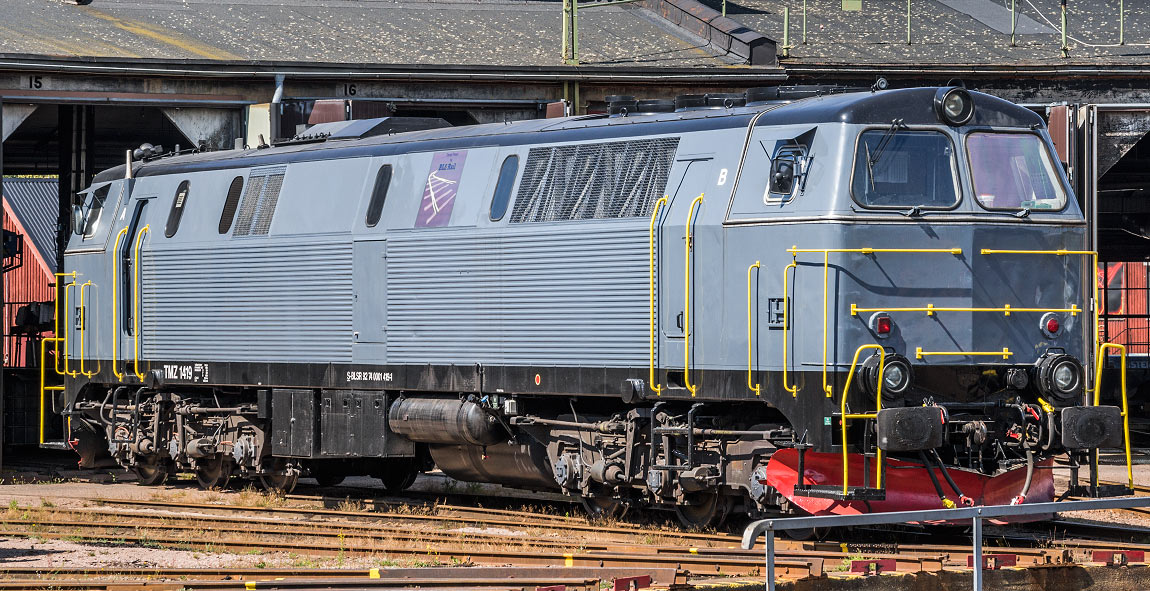 Bild: BLS Rail TMZ 1419 i Kristinehamn 2019