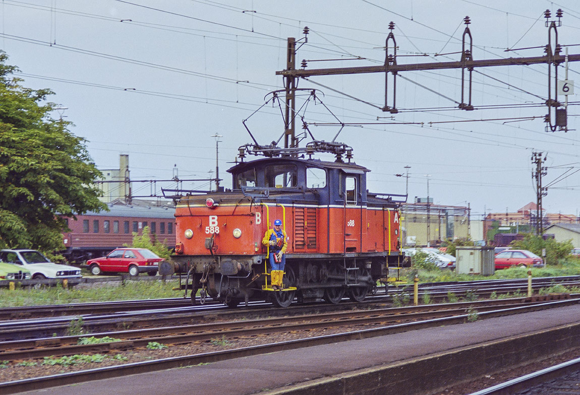 Bild: Ue 588 i Malmö 1992