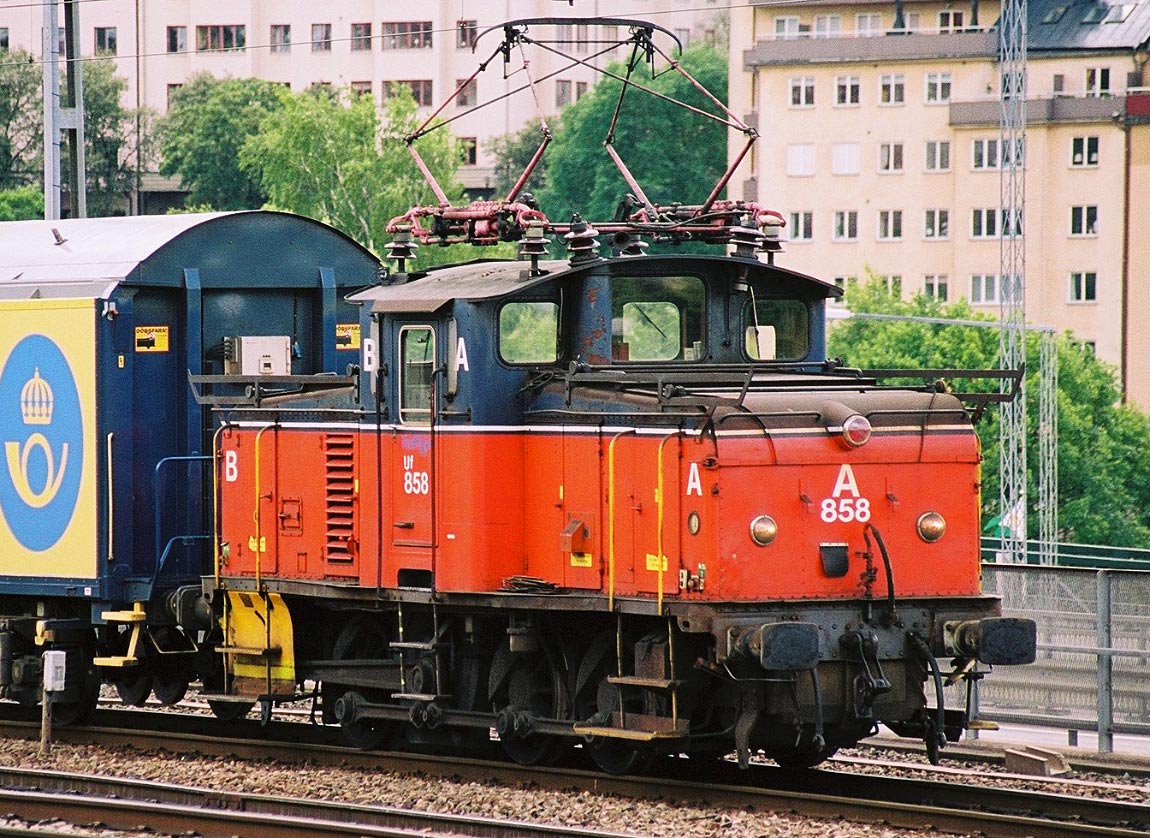 Bild: Trafficare Uf 858 i Stockholm 2004