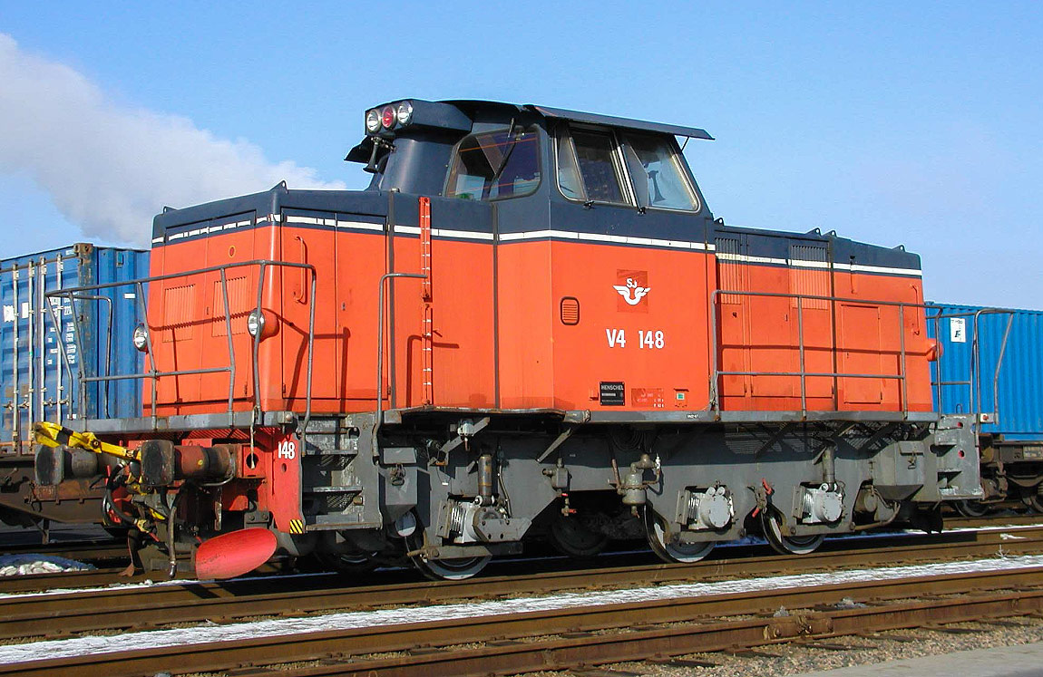 Bild: Rail Combi V4 148 i Malmö 2003