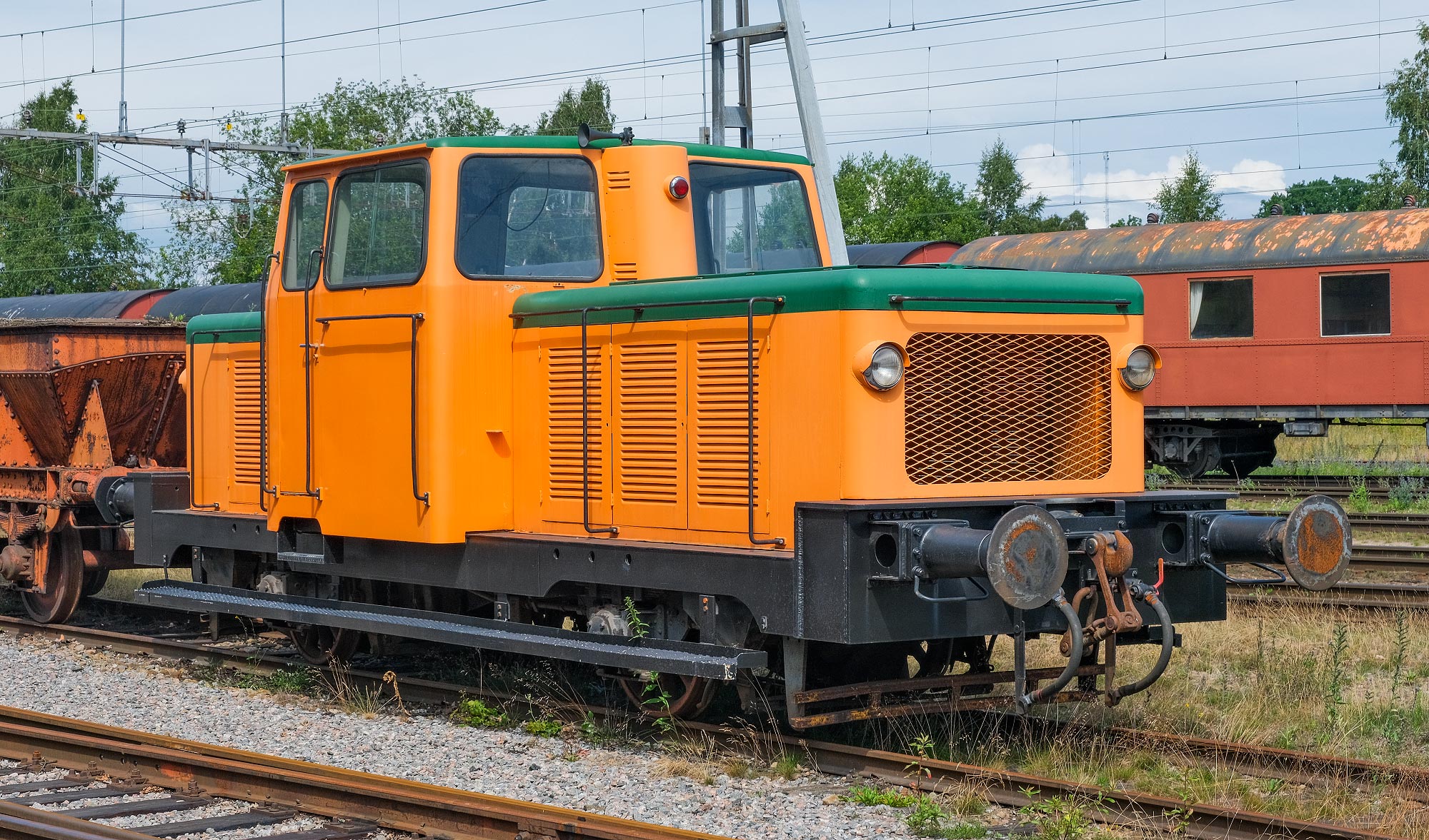 Z43 457 som museilok i Oxelösund 2024