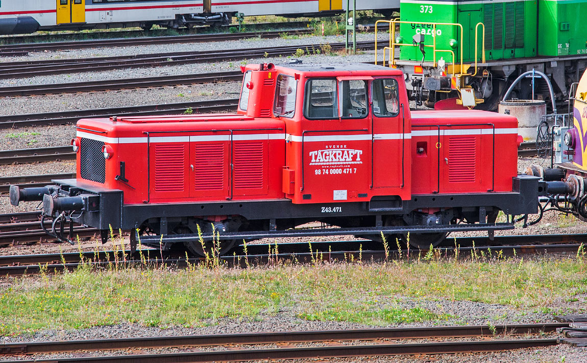 Bild: Svensk Tågkraft Z43 471 i Nässjö 2014