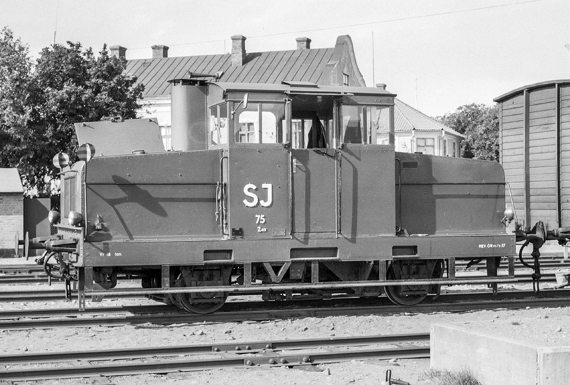 Bild: SJ Z49 75 i Ljungby 1959