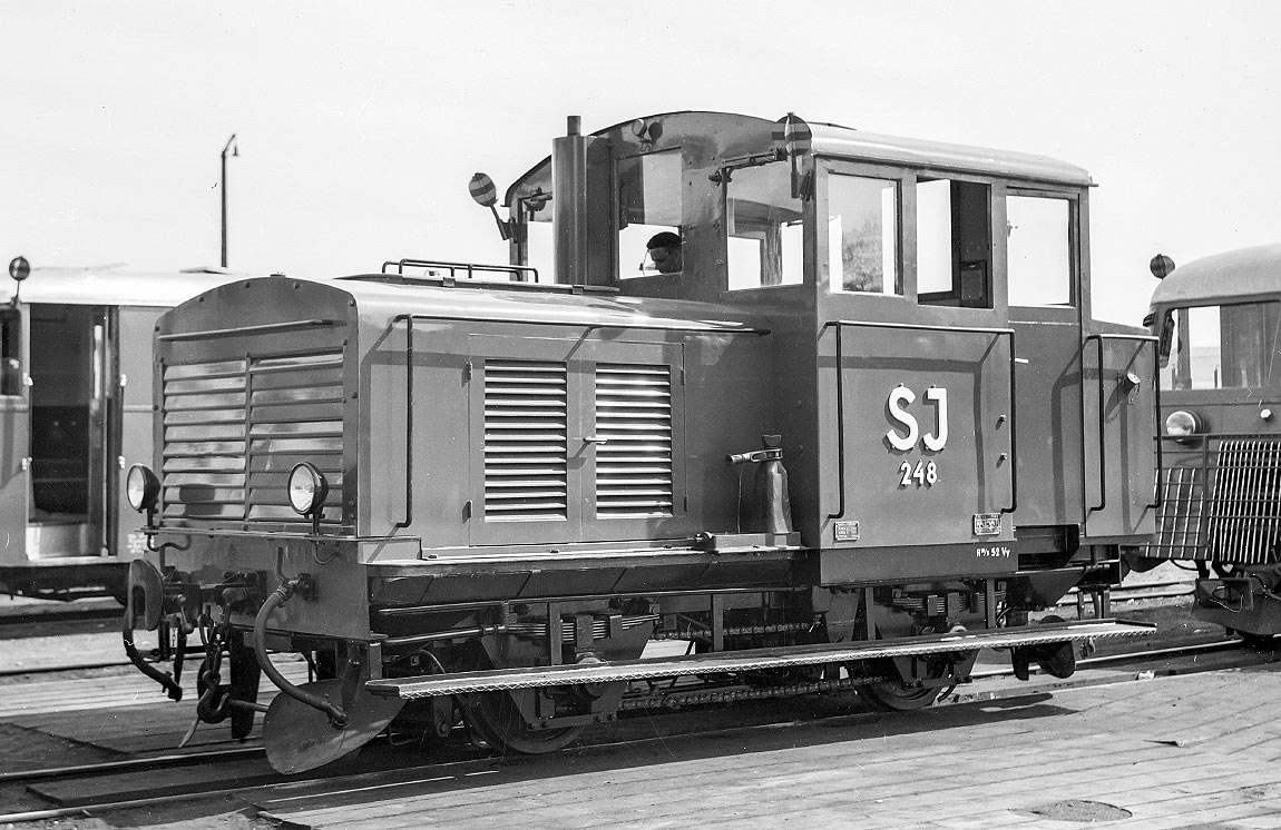 Bild: SJ Z4p 248 i Visby 1952