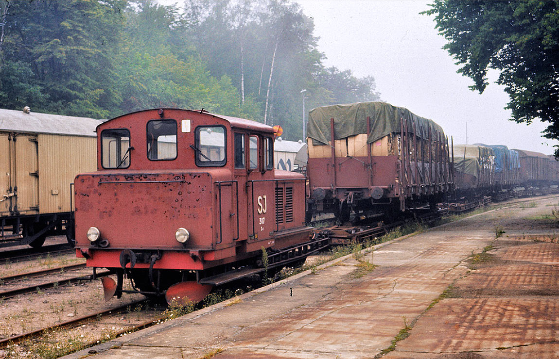 Bild: Z4t 307 (äldre varianten) på Karlshamn V 1973