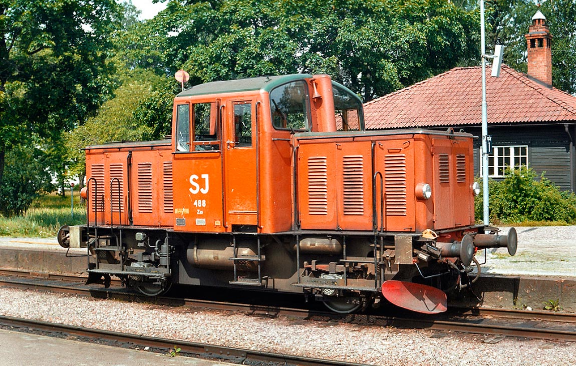 Bild: SJ Z63 488 i Mora 1973