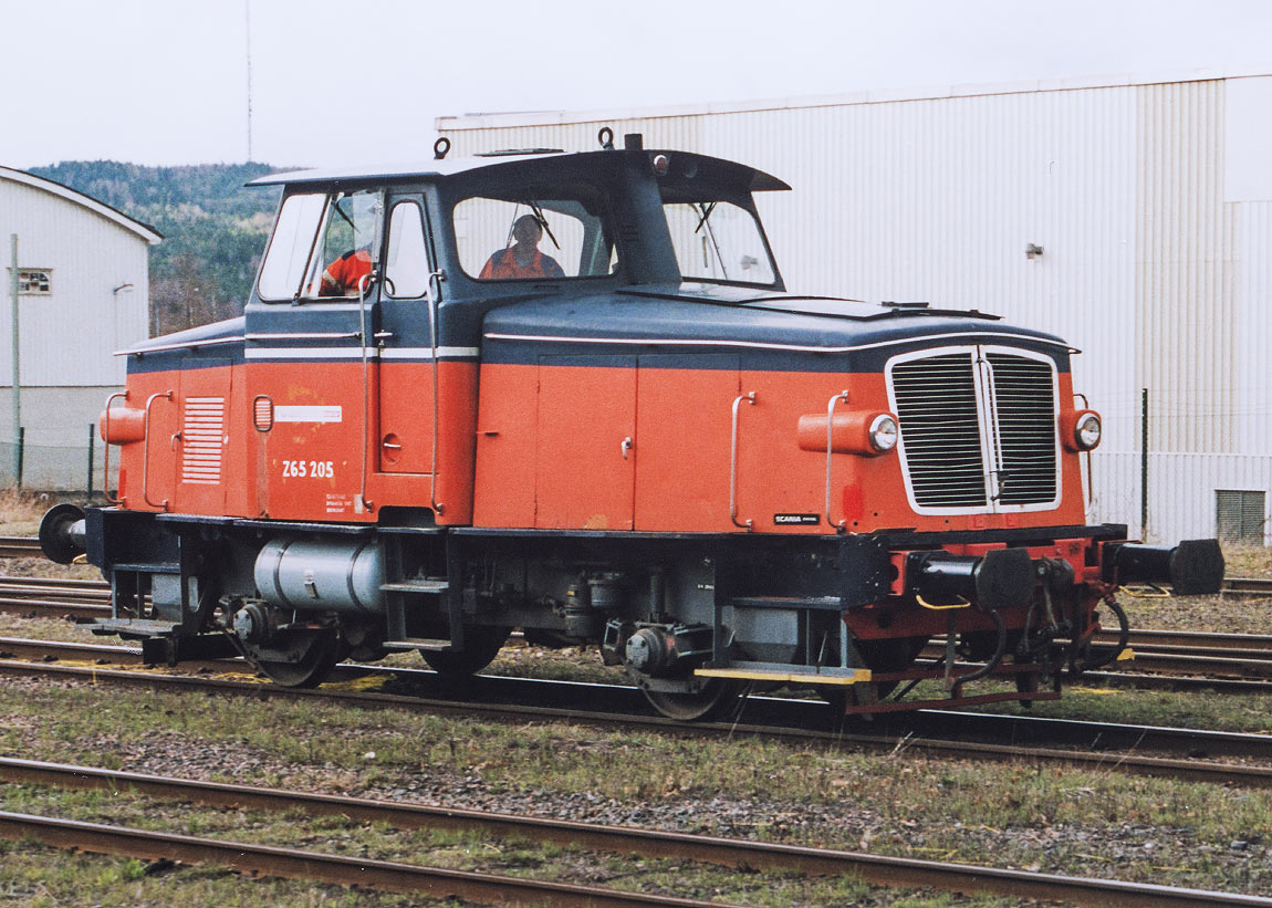 Bild: Tågab Z65 205 i Filipstad 2003