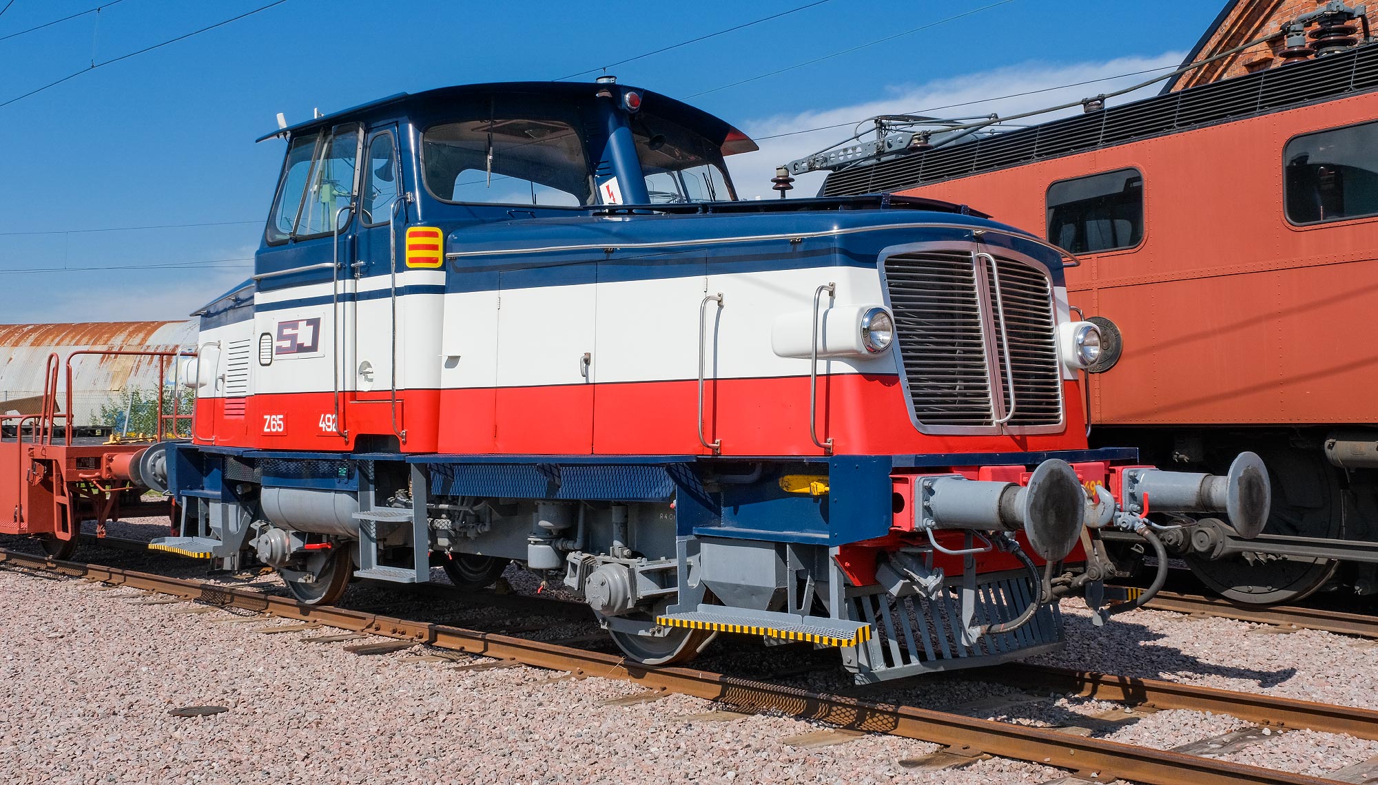 Z65 492 som museifordon i Gävle 2024