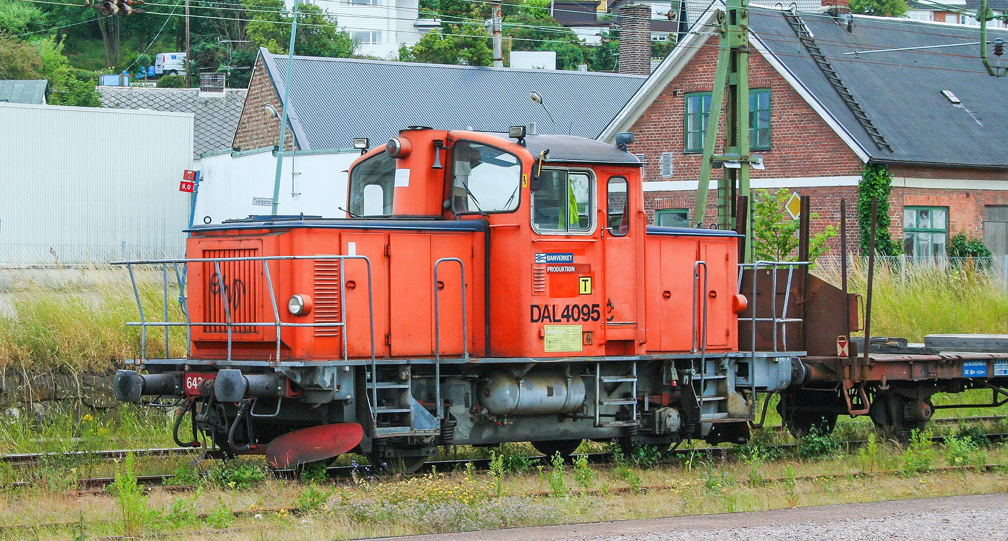 DAL 4095, f d Z67 642, i Åstorp 2008 Banverket DAL 4095, f d Z67 642, i Åstorp 2008