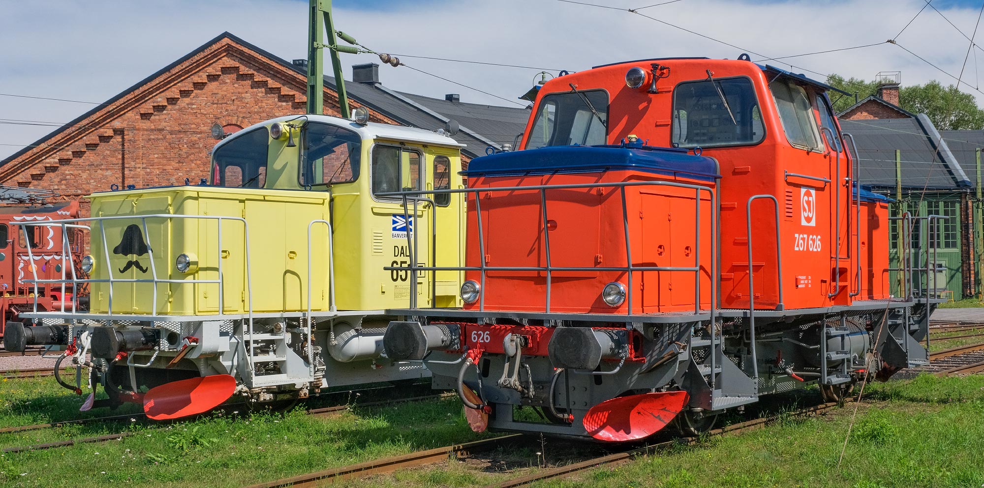 DAL/Z67 651 och Z67 626 som museilok i Gävle 2024