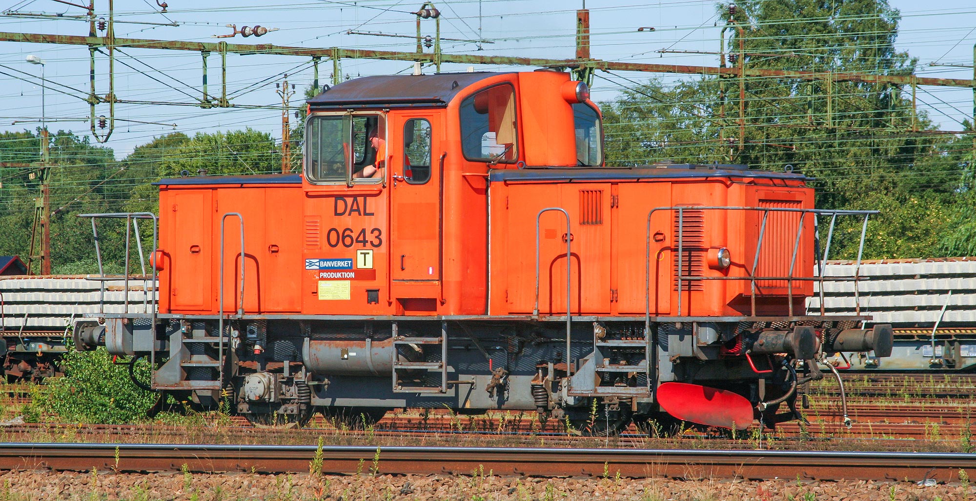 Banverket DAL 0643, f d Z67 643, i Hässleholm 2008