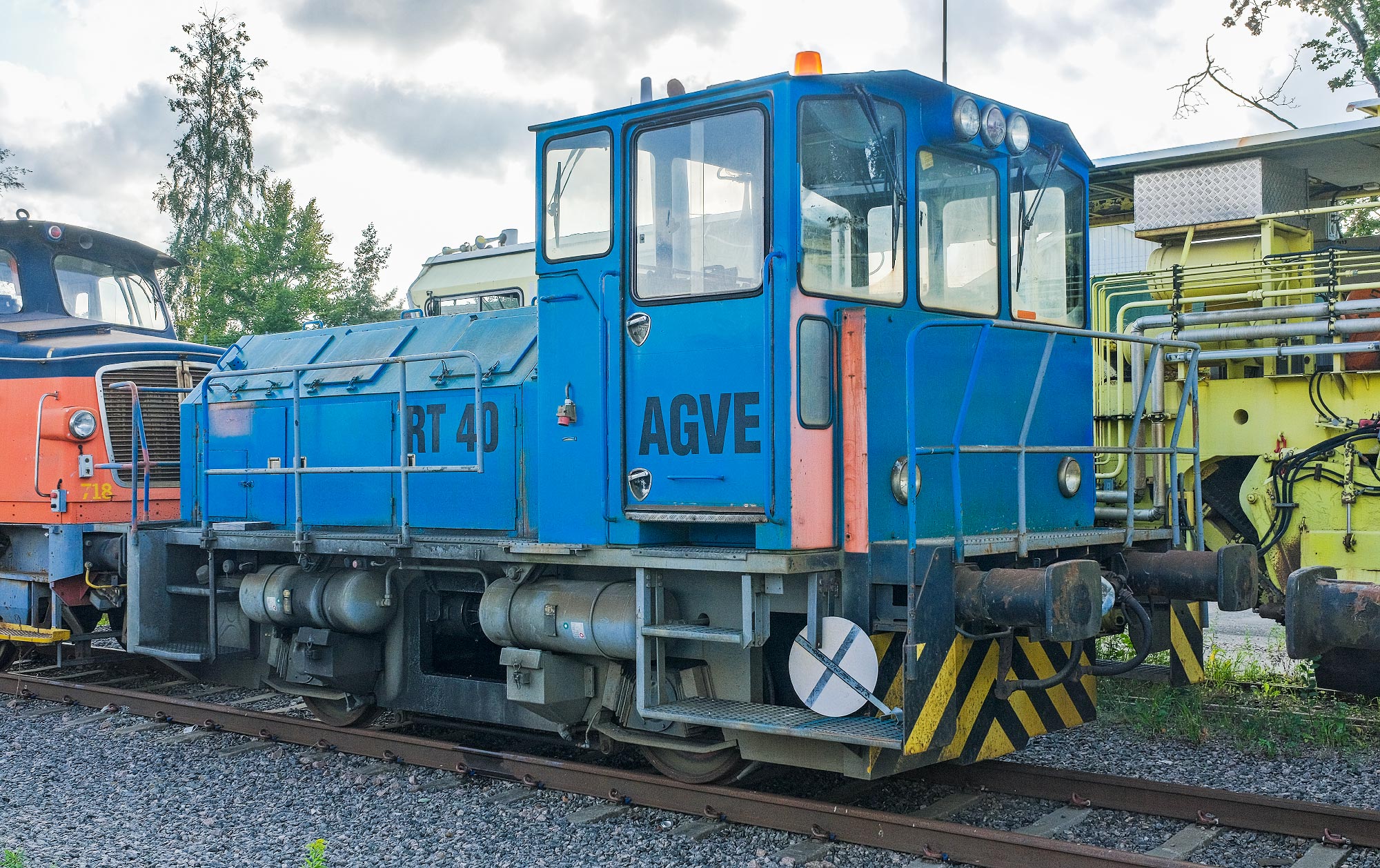 Bild: Tågfrakt Z68 965 avställd i Falköping 2024