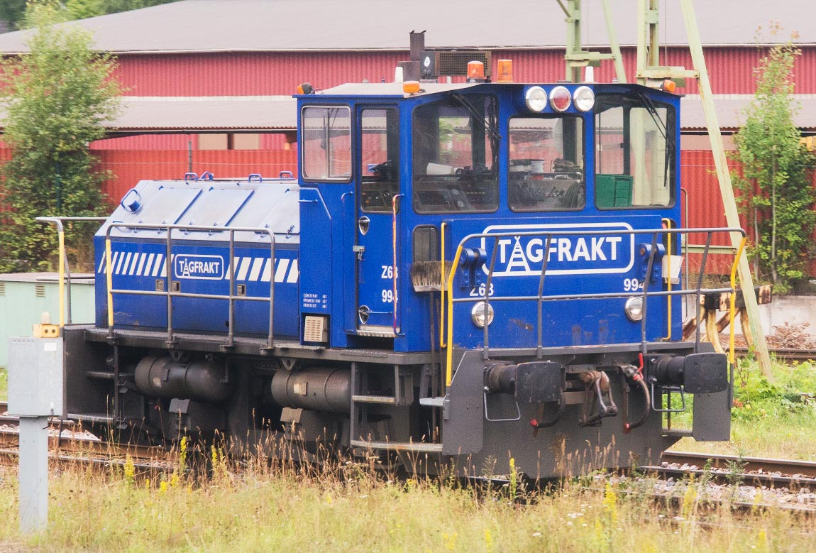 Bild: Tågfrakt Z68 994 i Hallsberg 2014