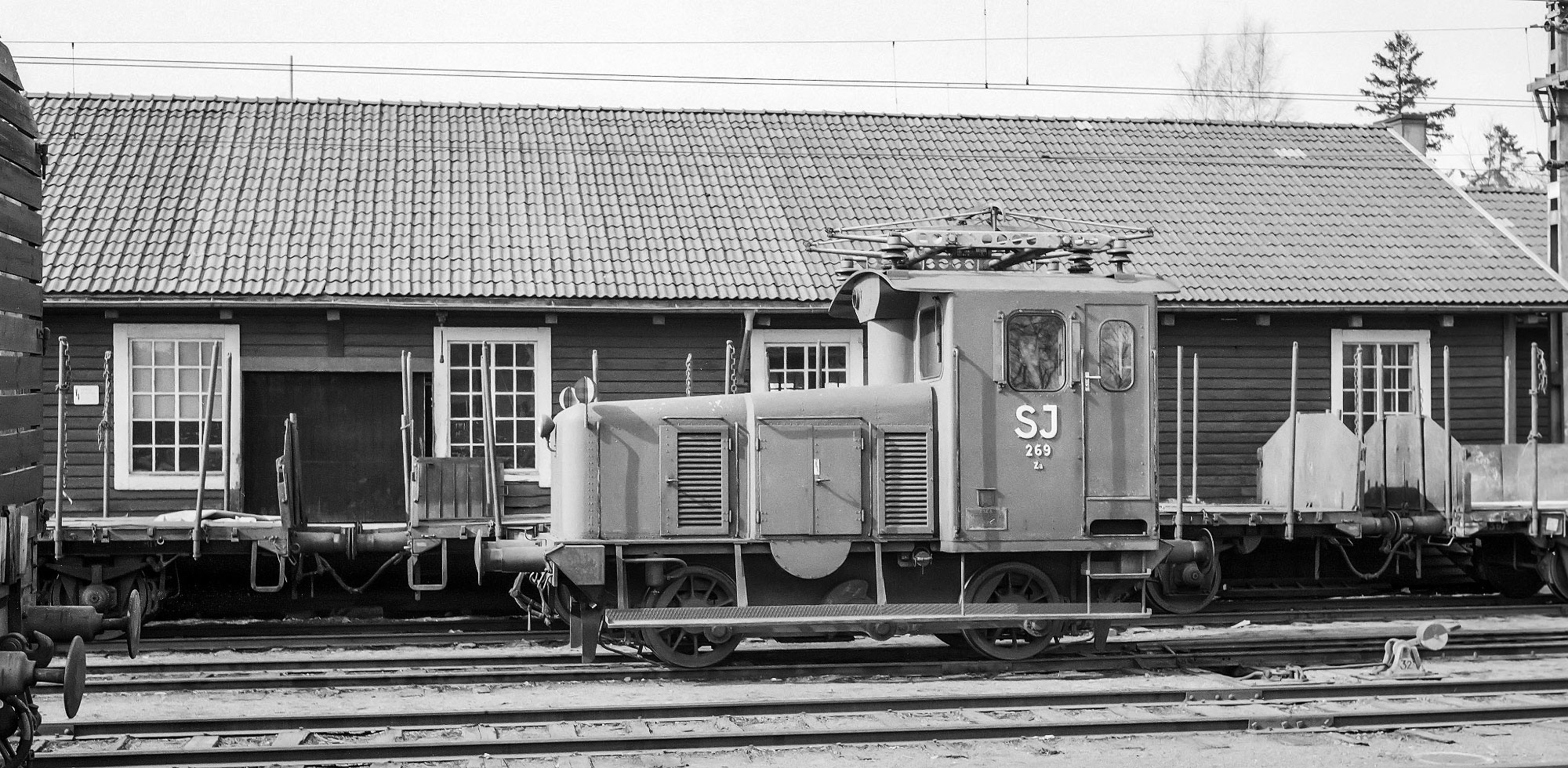 Bild: SJ Za 269 i Ockelbo 1960
