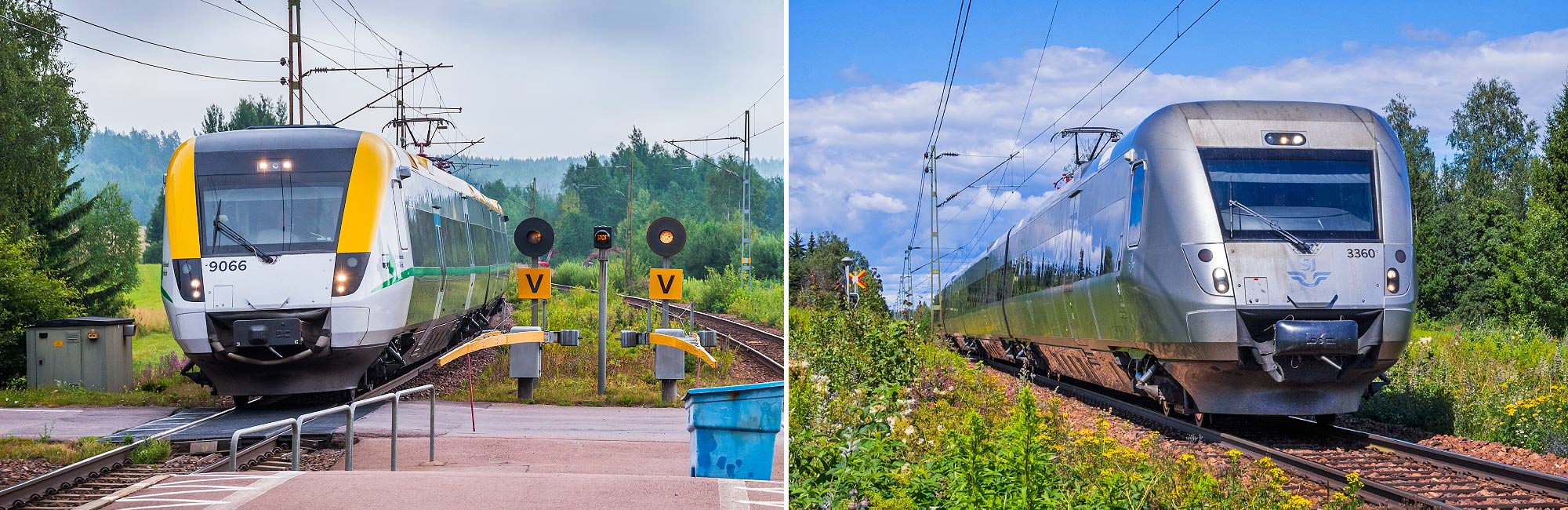 Värmlandstrafik X52 och SJ X55