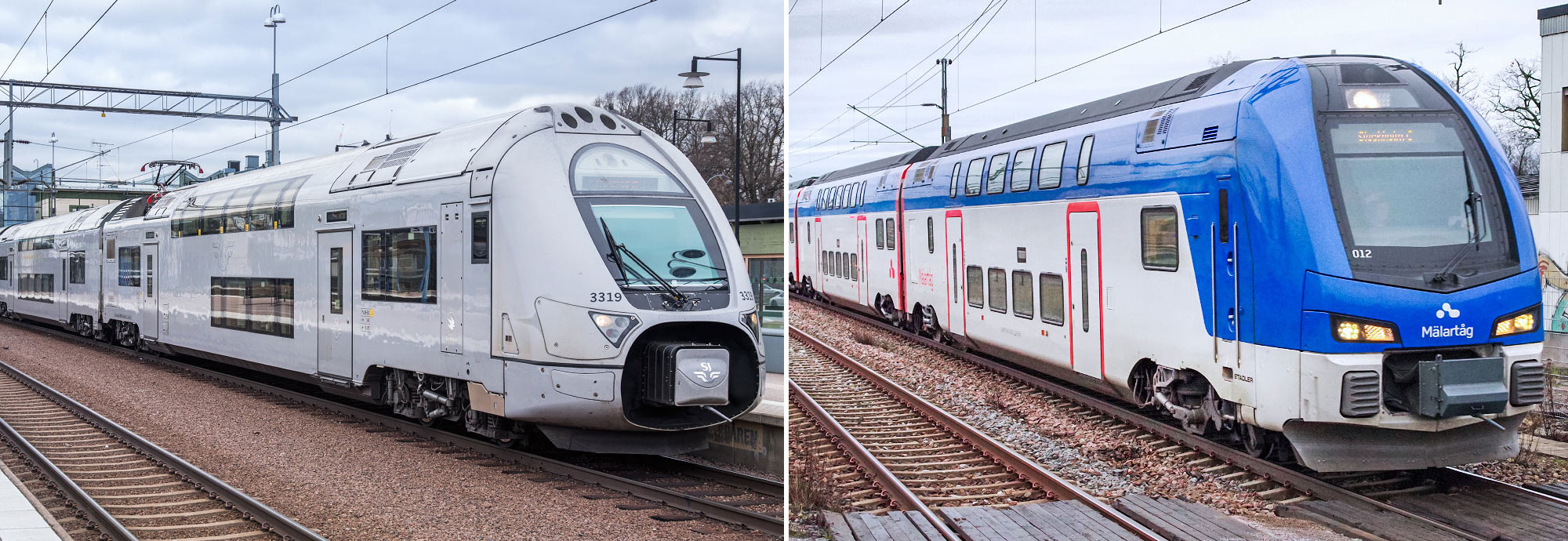 SJ X40 och Mälartåg ER1 SJ X40 och Mälartåg ER1
