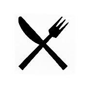 Symbol bistro/restaurang