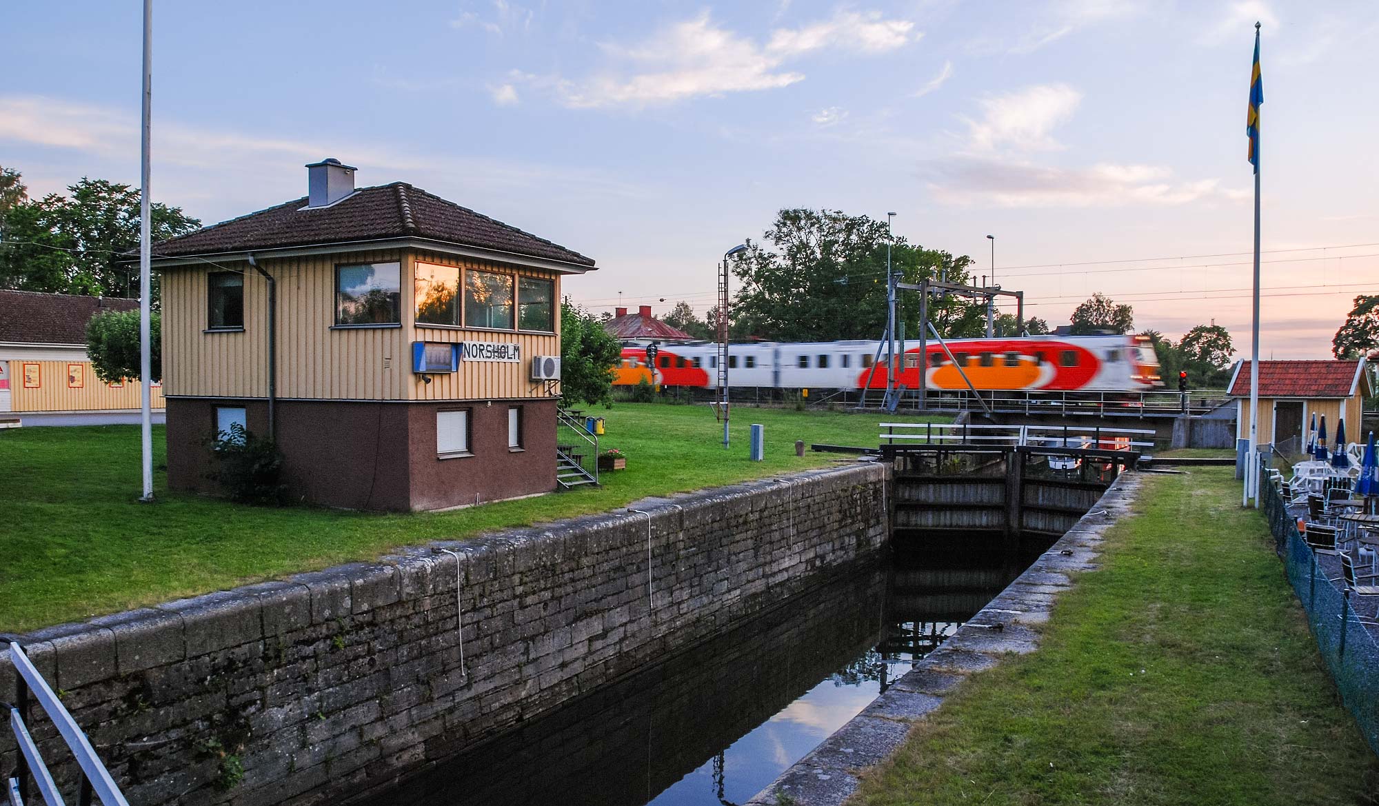 Bild: Pendeltåg i Norsholm