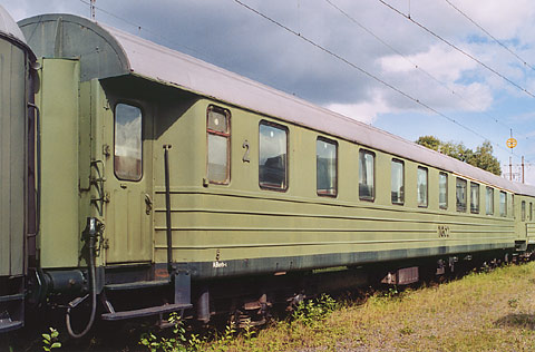 Bild: TGOJ AB7 5 som museivagn i Grängesberg 2004