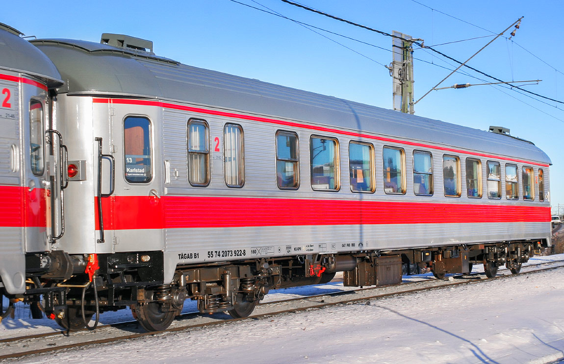 Bild: Tågab B1 4922 i Karlstad 2010