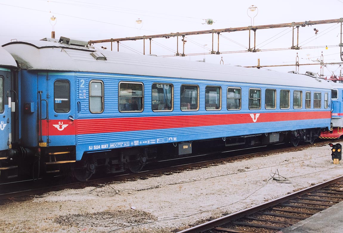 Bild: SJ B1 5114 i Malmö 2003