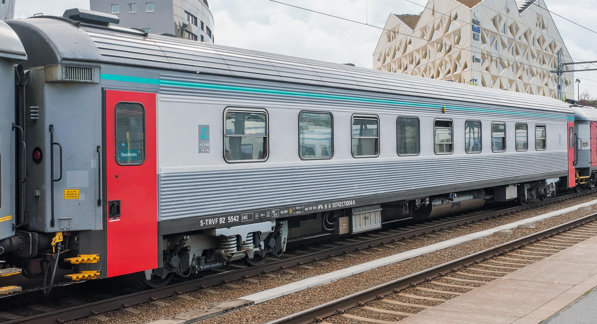 Trafikverket/Vy B2 5542 i Uppsala 2024
