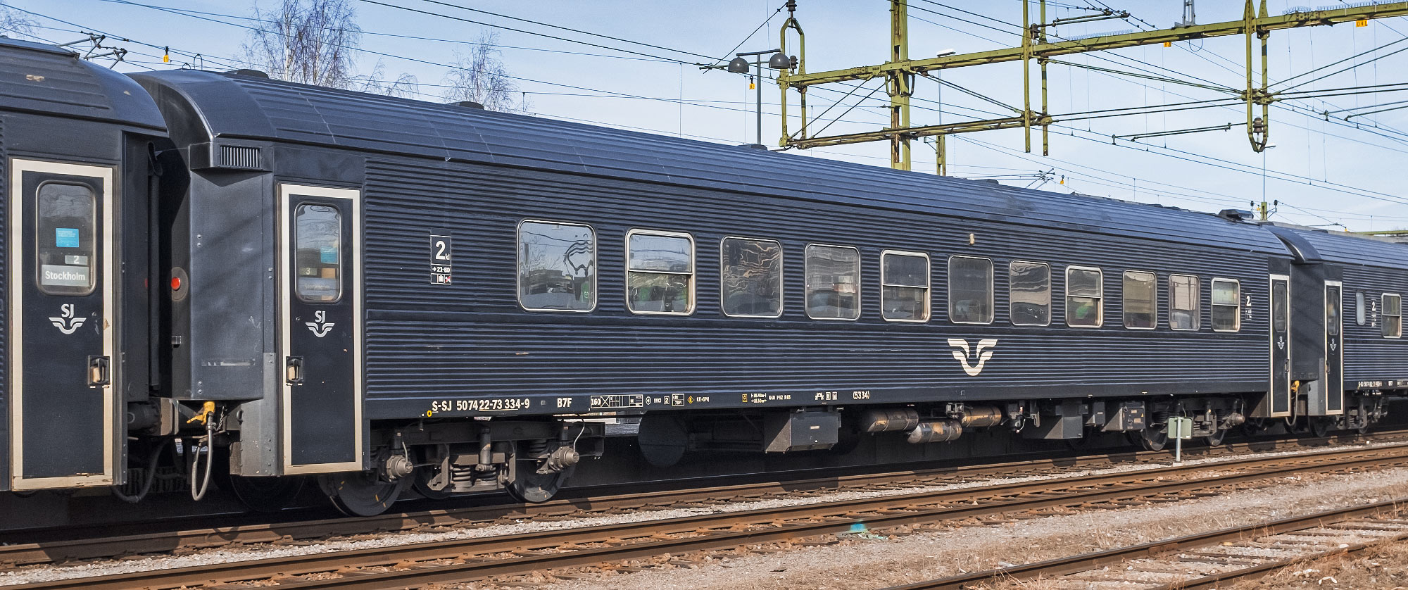 SJ B7F 5334 i Norrköping 2018