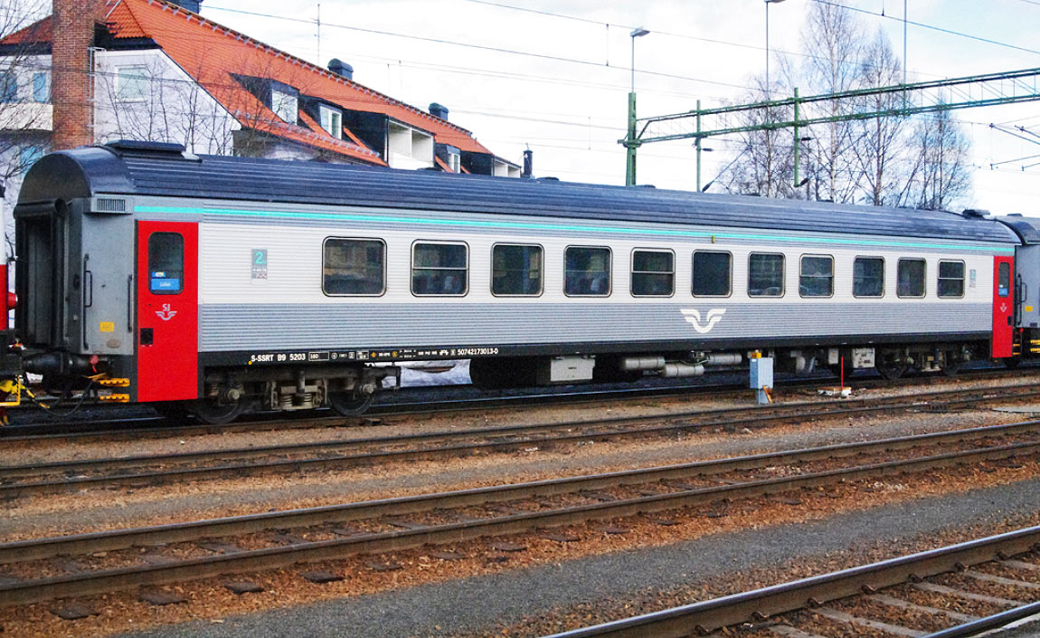 Bild: SSRT/SJ B9 5203 i Umeå 2010