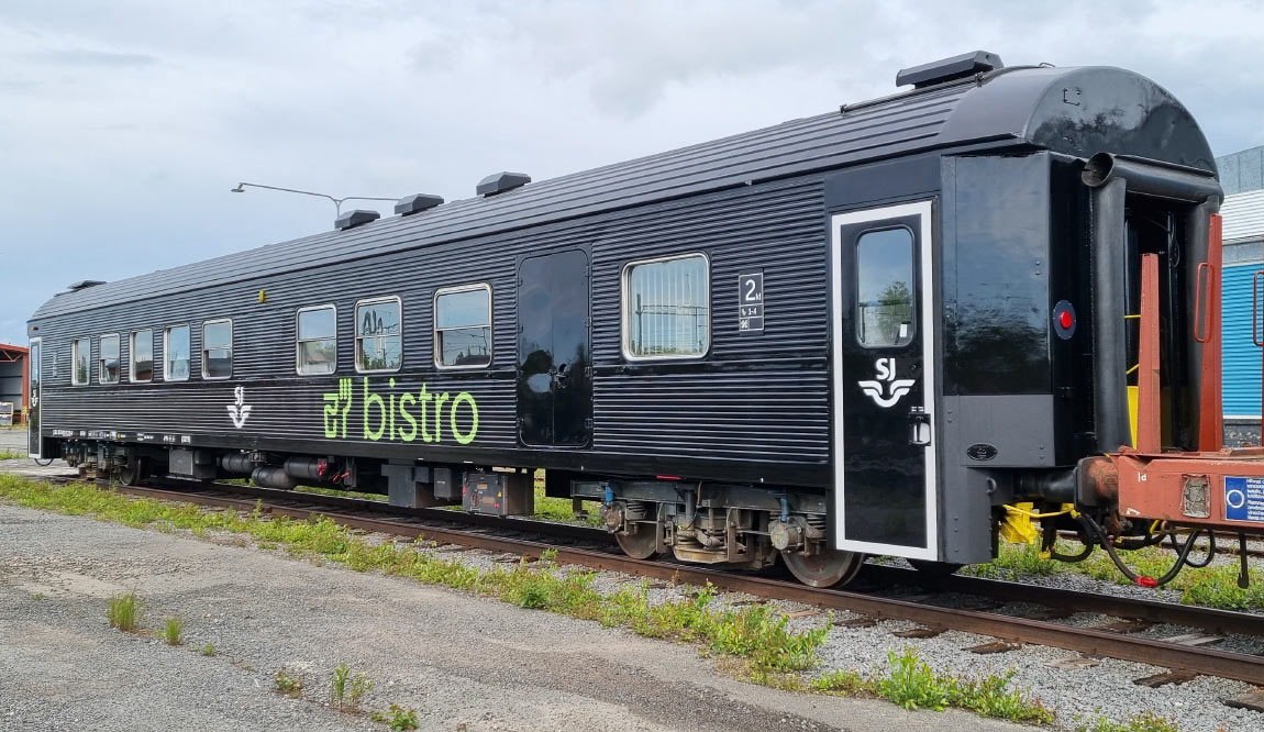 Bild: Moderniserade SJ BFS9 5219 i Haparanda 2024