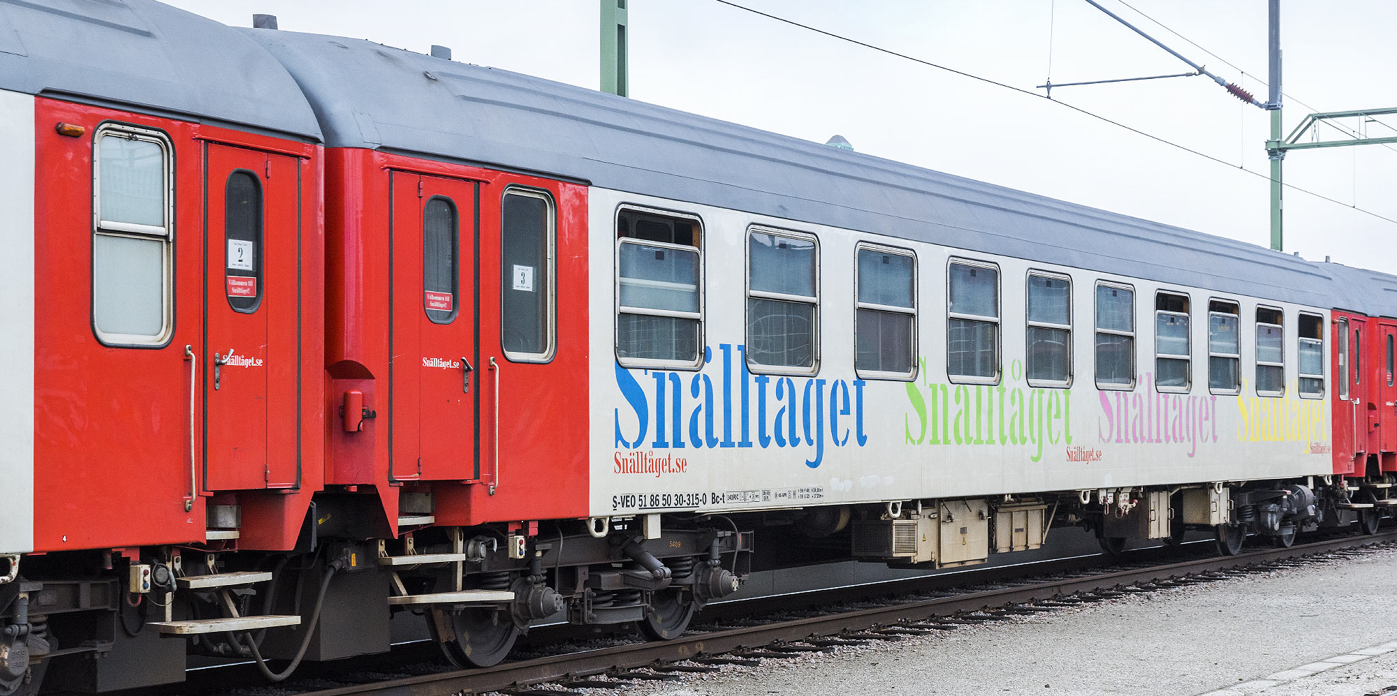 Snälltåget Bc-t 51 86 50 30 315-0 i Malmö 2017
