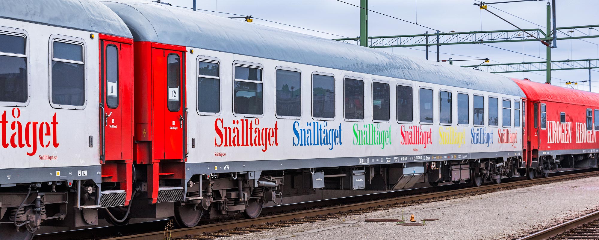 Snälltåget Bmpz 060 i Malmö 2019