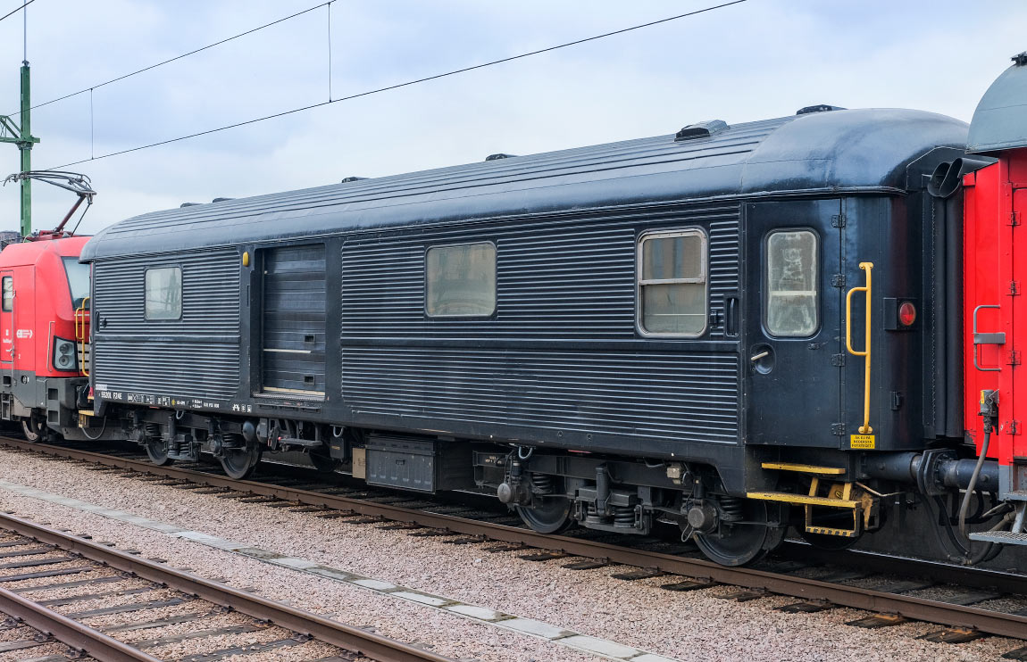 Bild: Snälltåget F24E 55201 i Malmö 2023