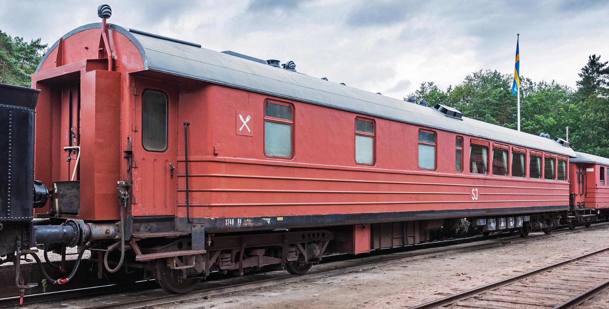 R4 3748 (museivagn) i Brösarp 2019