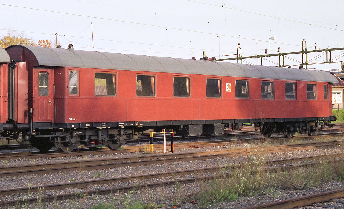 Bild: S5 2962, f d A5, som museivagn i Gävle 1988
