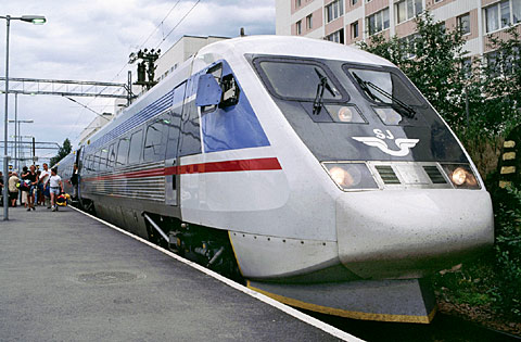 Bild: UA2X i X2-2-målning i Eskilstuna 1996