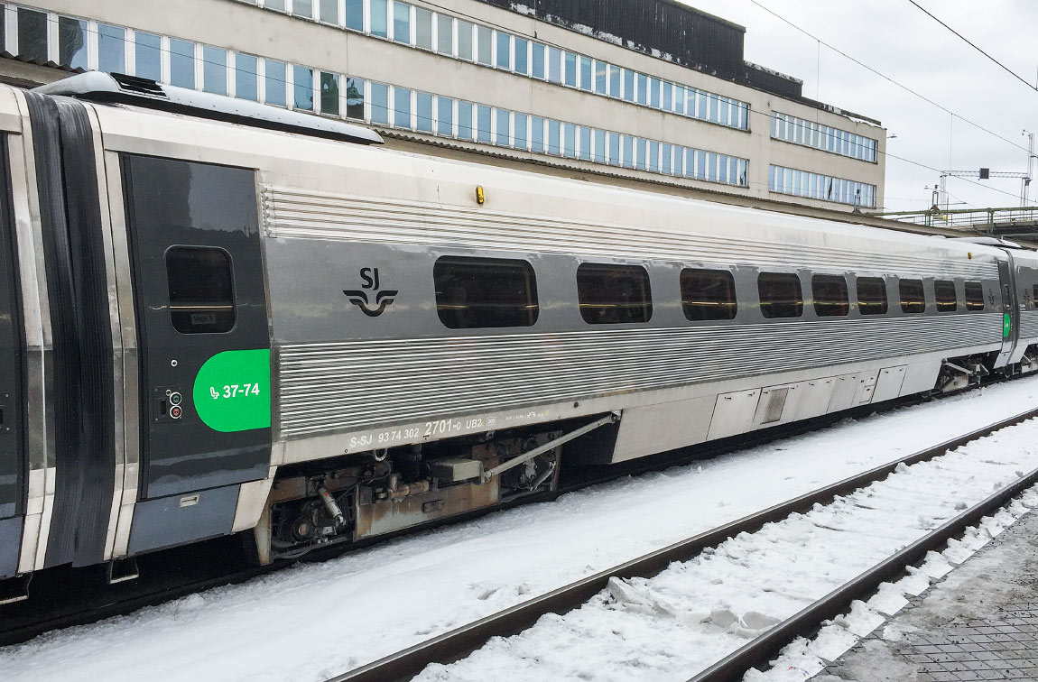 Bild: UB2 2701 (moderniserad) i Stockholm 2023