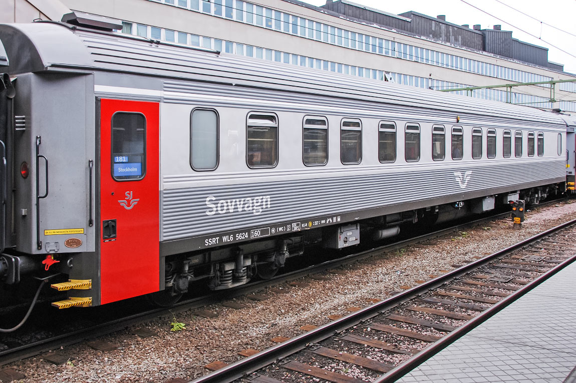 Bild: SSRT/SJ WL6 5624 i Stockholm 2008