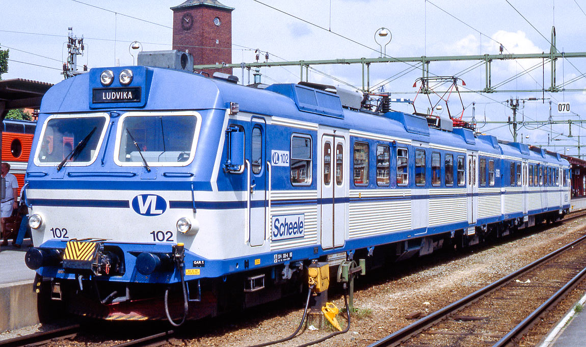 Bild: VL X10 102/3174 i Västerås 1992