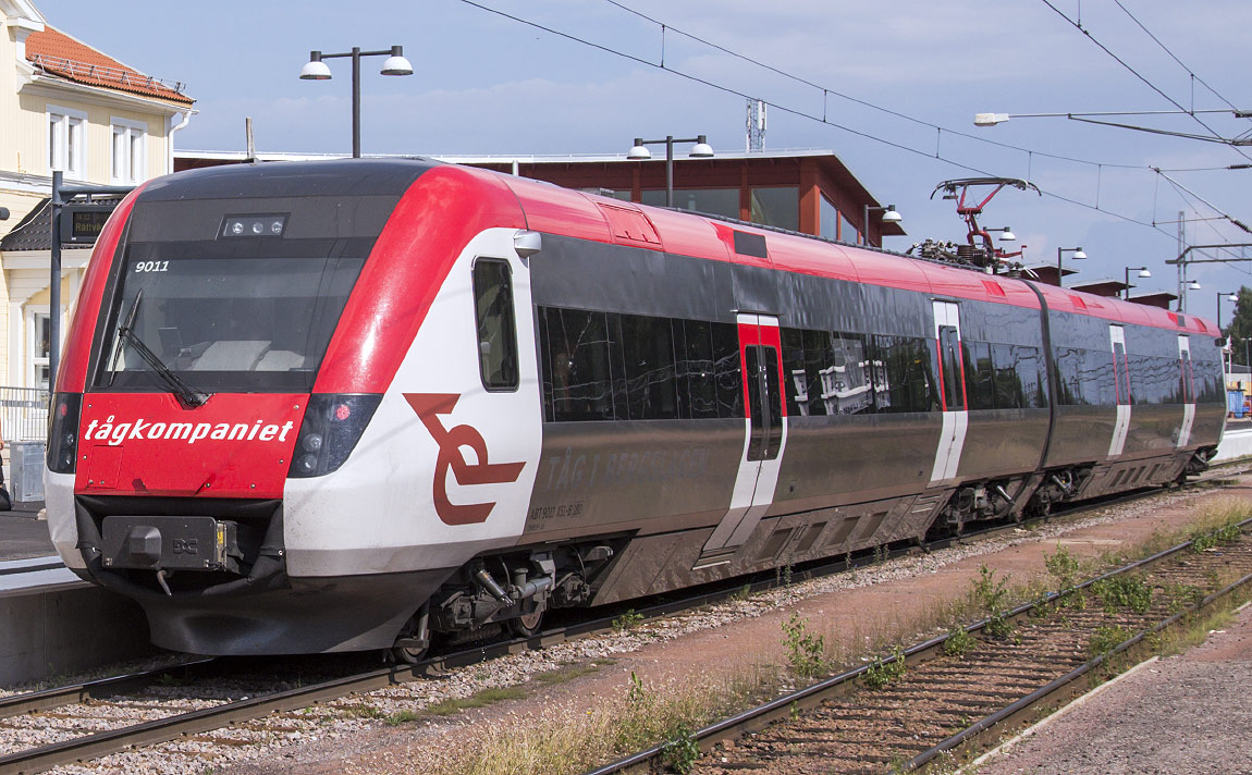 Bild: Tåg i Bergslagen X51 9011 i Mora 2014