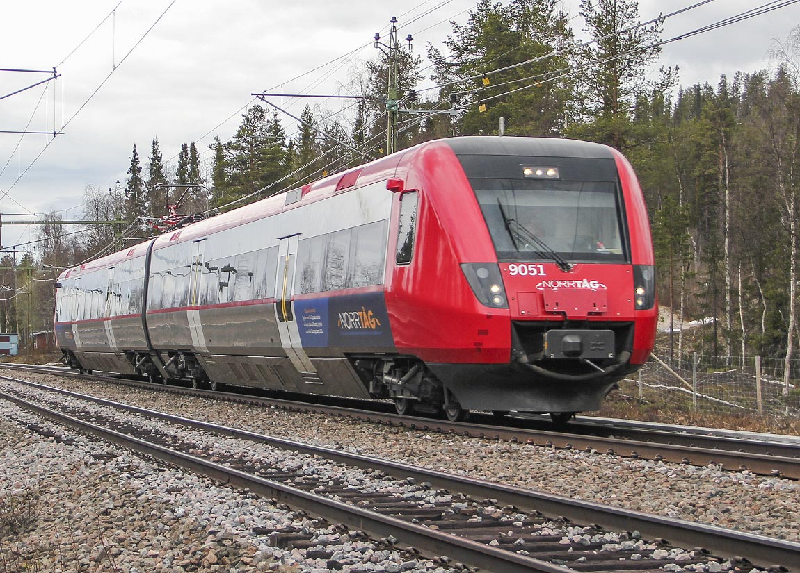 Bild: Norrtåg X52 9051 i Kilvo 2021