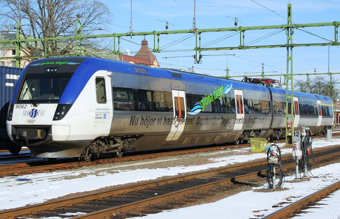 Bild: Transitio/Gröna Tåget X52 9062 i Karlstad 2008