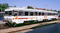 Bild: Kristianstads Länstrafik Y1 1303 i Ystad 1994