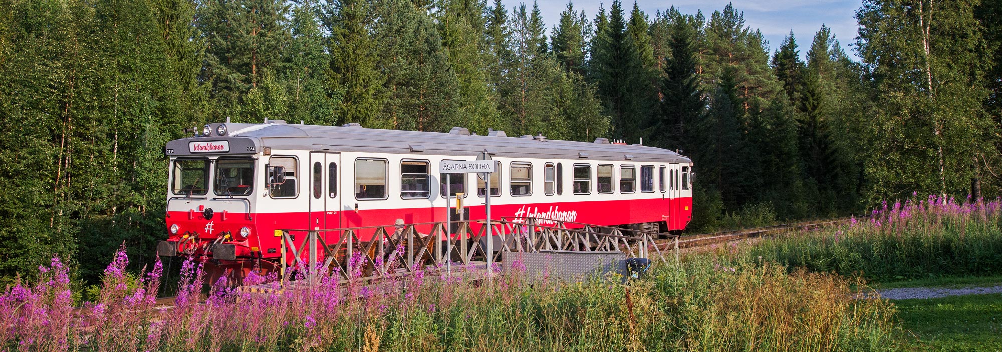 Inlandsbanan Y1 1314 i Åsarna 2014