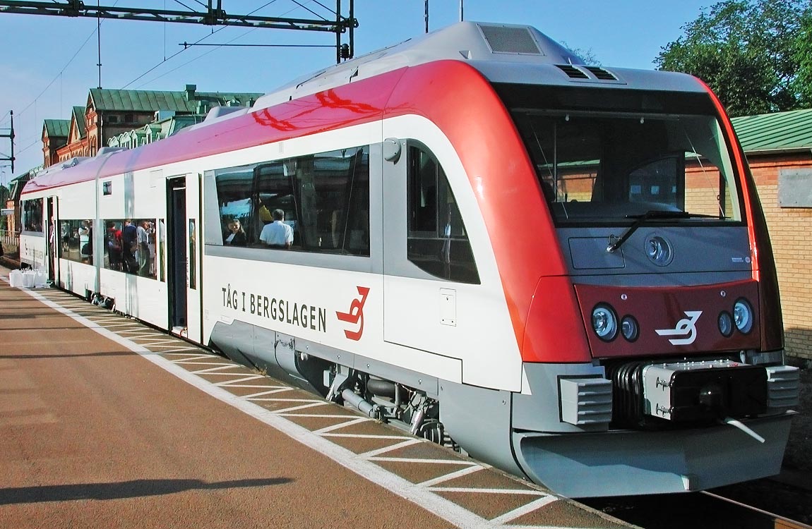 Bild: Tåg i Bergslagen Y31 1400 i Halmstad 2002