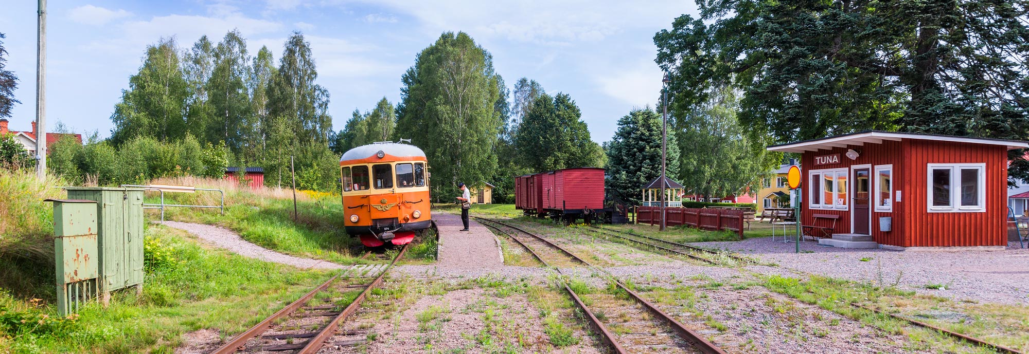 YP 874 i Tuna på museijärnvägen Hultsfred-Västervik 2014