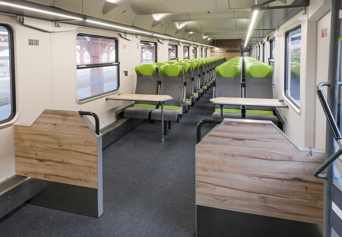Bild: Interiör FlixTrain Bmmbz 61 80 88 91 007-9 2021